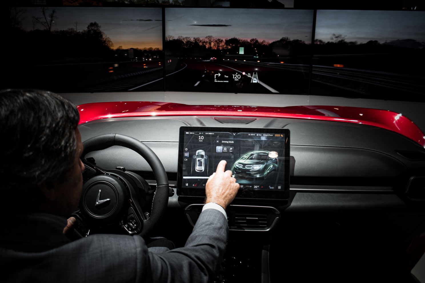 VinFast electric vehicles on display at the New York Auto Show