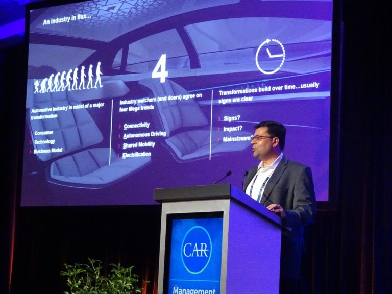 Speaking at the CAR Management Briefing Seminars, presenting "The case for CASE" (2018).