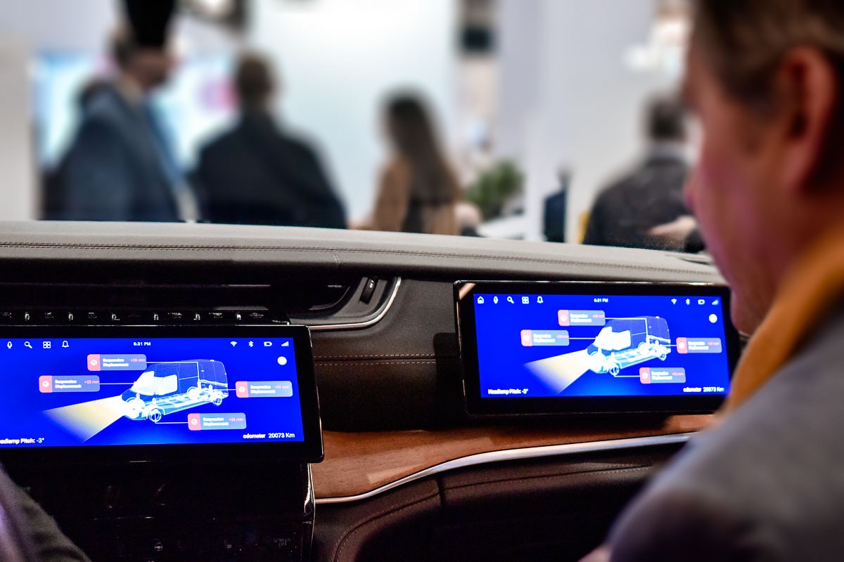 Passenger experience inside an autonomous vehicle