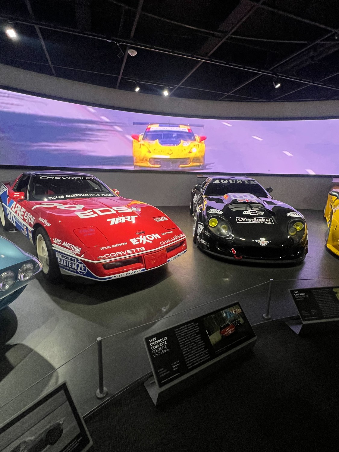 Modern Chevrolet Corvette on display