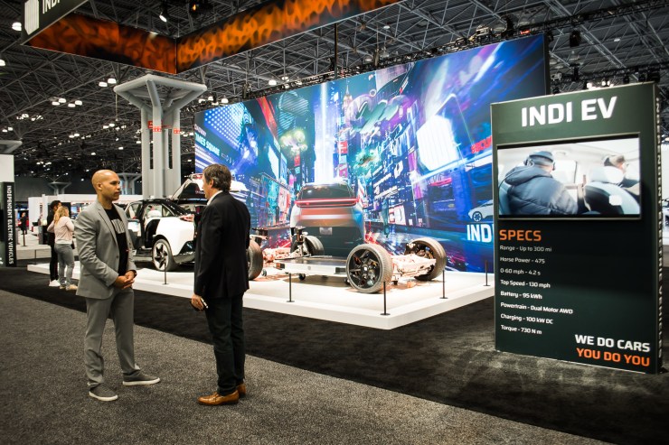 Meeting Electric Vehicle industry leaders at the NY Auto Show 2022.