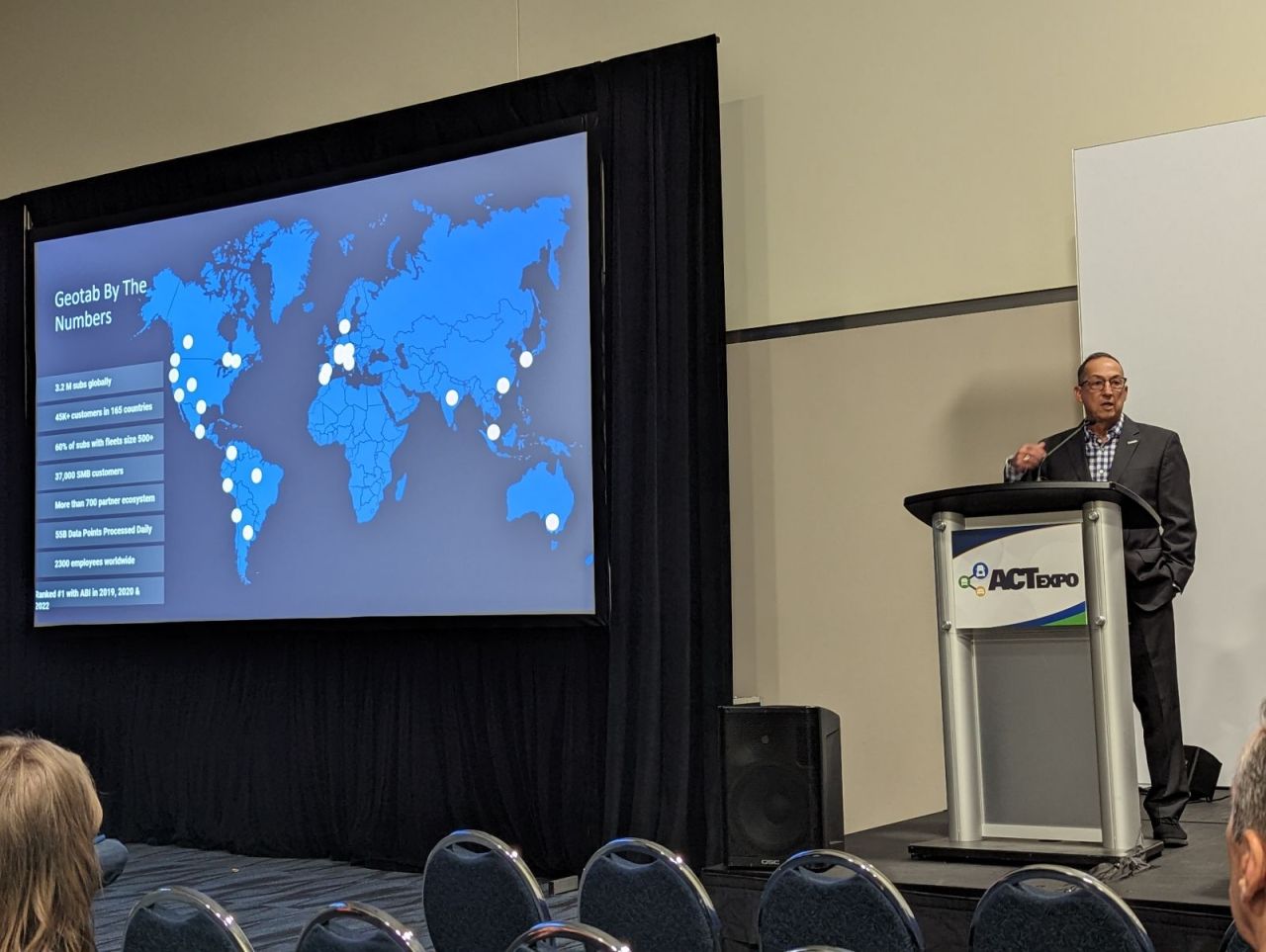 Speaking at the ACT Expo conference.