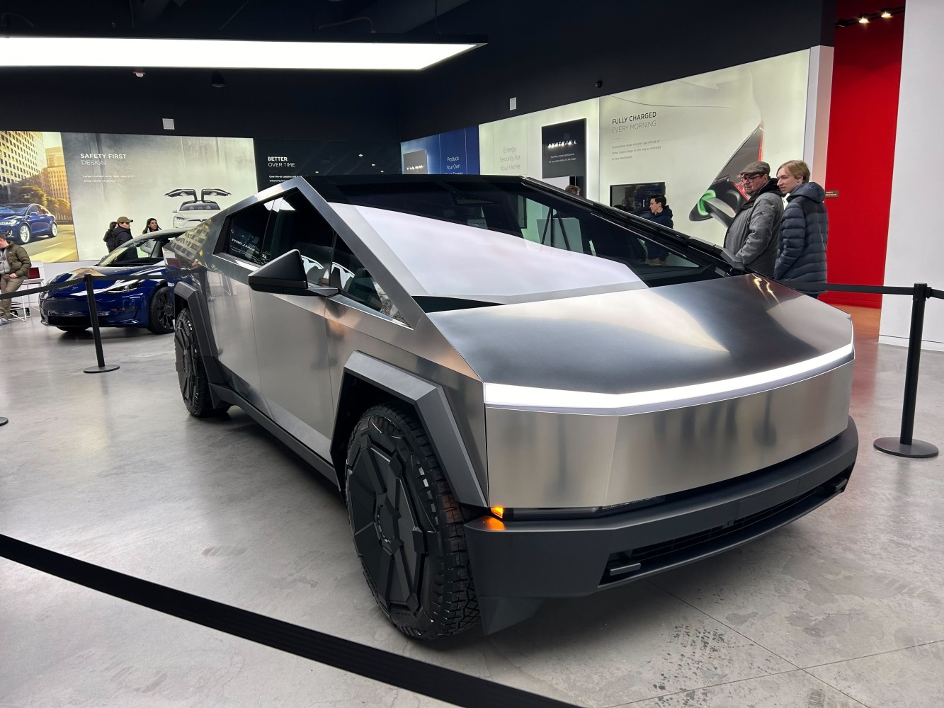 Tesla Cybertruck in Chicago — photo courtesy of Teeter Advisors