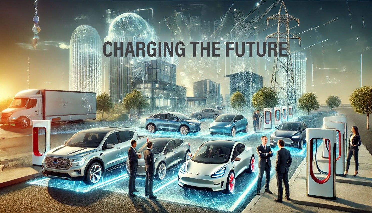 Illustration of autonomous and electric mobility technology on display at MOVE America