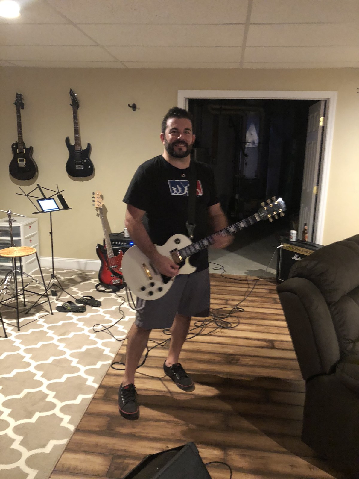 Chip with his favorite guitar of 30+ years.