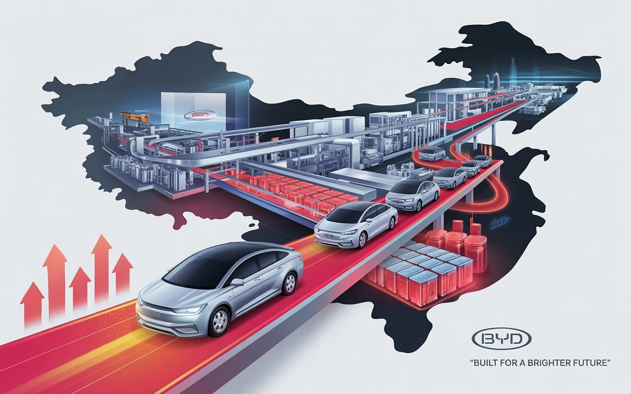 Chinese EV makers’ vertical integration and cost advantage