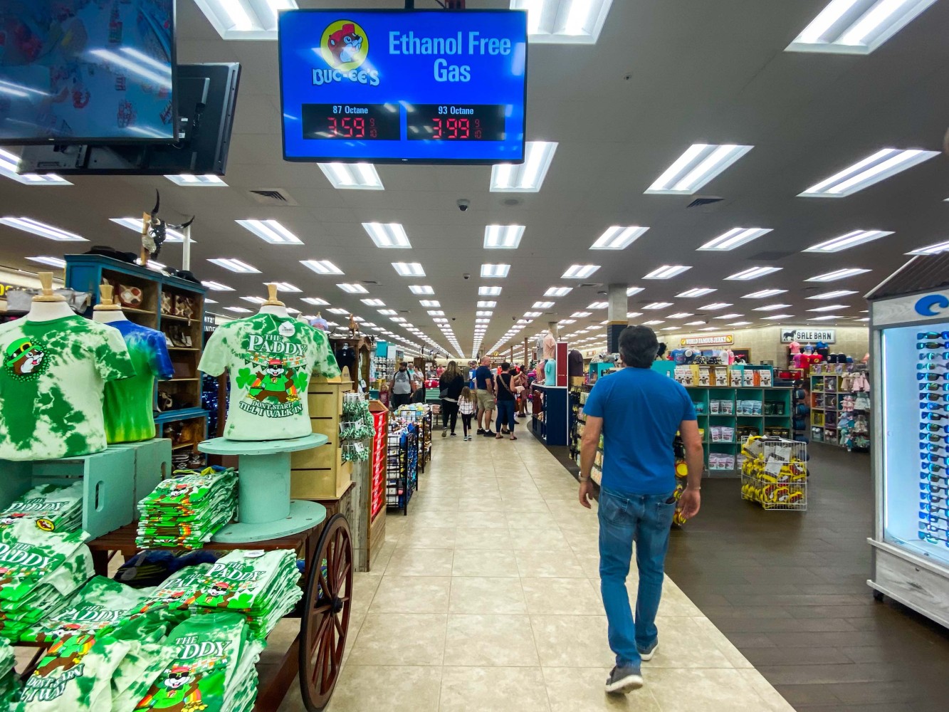 Interior of a Buc-ee’s travel center