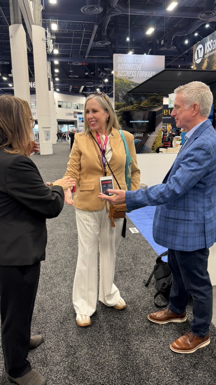 Connecting with industry colleagues at NADA Show.