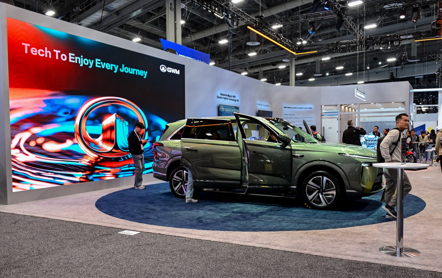 Chinese EV exhibit at CES 2025