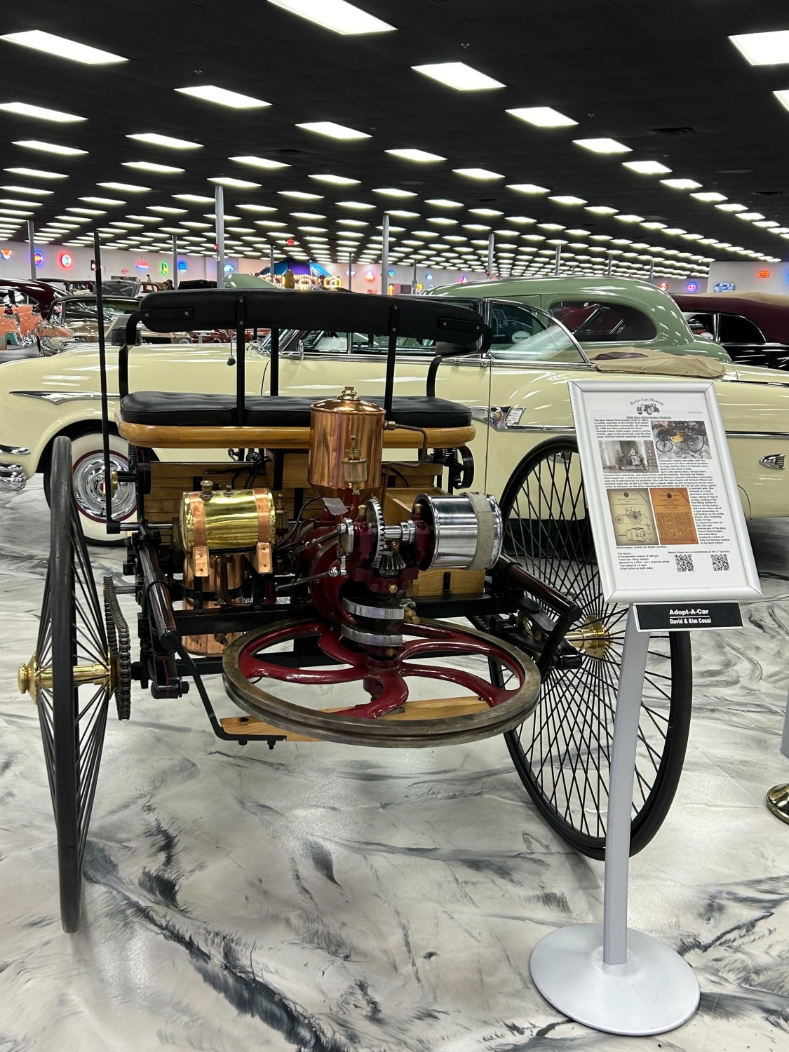 1886 Benz Patent-Motorwagen, widely considered the world’s first modern automobile