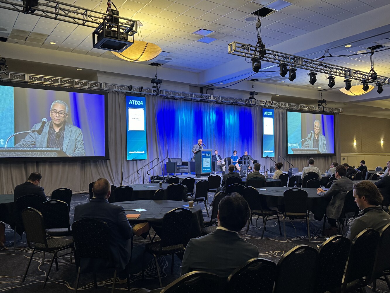 Partha Goswami speaking about Data as a Service at AutoTech Detroit 2024